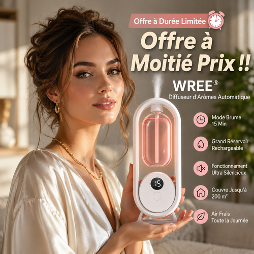 💕🎁 Diffuseur d’arômes avec veilleuse WREE® ⏰ Offre à moitié prix pour une durée limitée ! 🔥