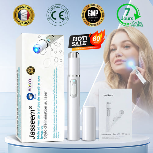 𝐉𝐚𝐬𝐬𝐞𝐞𝐦® Stylo Laser de Qualité Médicale 🎉 (utilise la technologie laser au CO₂ – efficace pour éliminer les grains de beauté, les verrues, les acrochordons, les taches pigmentaires et autres imperfections)🏆
